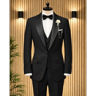 Likralı VİP Damatlık Set