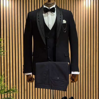 Likralı VİP İşlemeli Damatlık Set Likralı VİP İşlemeli Damatlık Set