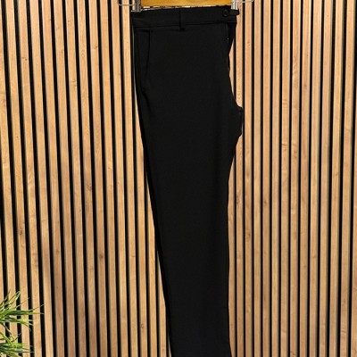 Siyah Kanvas Pantolon